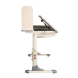 Комплект Anatomica Genius парта + кресло + надстройка + выдвижной ящик + подставка для книг клен/серый с зеленым креслом Robin