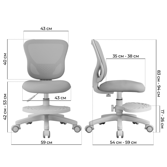 Характеристики Детское кресло Anatomica Forma Характеристики Детское кресло Anatomica Forma