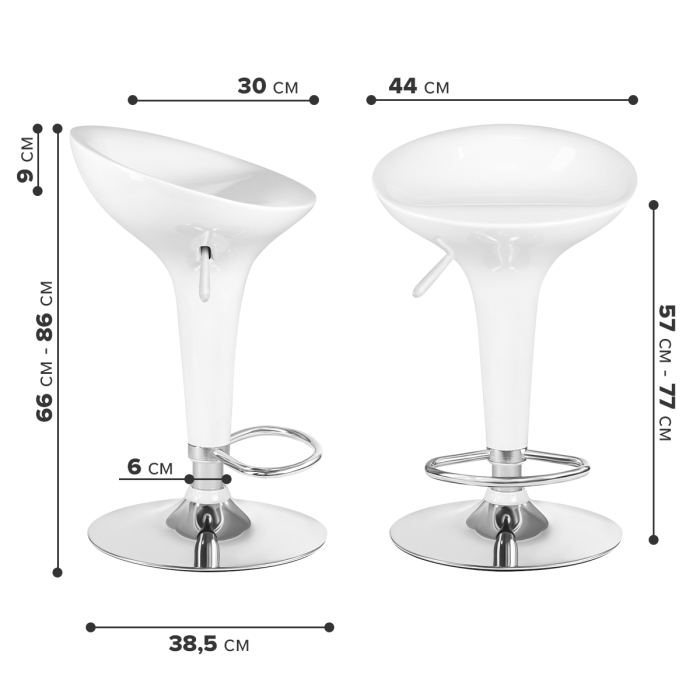 Характеристики Барный стул Ergozen Tulip 1 шт